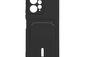 Чехол с карманом для карт OtterBox Colorfull Pocket Card Xiaomi Redmi Note 12 4G Black