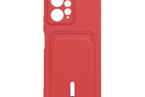 Чехол с карманом для карт OtterBox Colorfull Pocket Card Xiaomi Redmi Note 12 4G Red