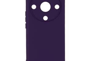 Чехол с рамкой камеры Silicone Cover A Honor Magic5 Lite 5G Purple
