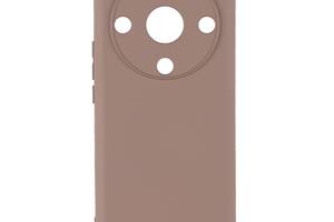 Чехол с рамкой камеры Silicone Cover A Honor Magic5 Lite 5G Pink Sand