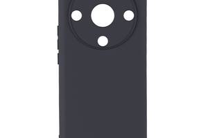 Чехол с рамкой камеры Silicone Cover A Honor Magic5 Lite 5G Dark Blue