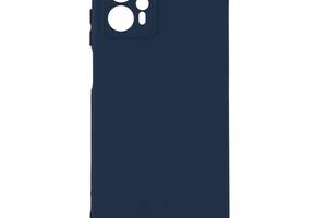 Чехол с рамкой камеры Silicone Cover A Motorola G23 Dark Blue