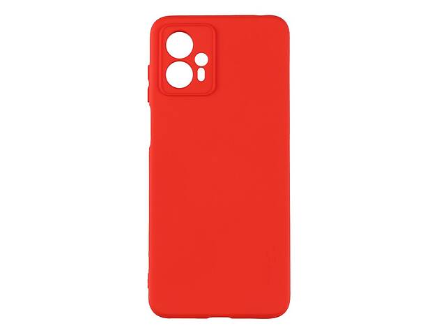 Чехол с рамкой камеры Silicone Cover A Motorola G23 Red