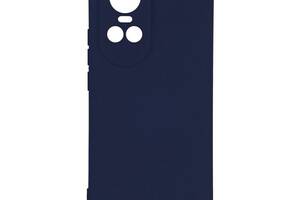 Чехол с рамкой камеры Silicone Cover A Oppo Reno 10 5G Dark Blue