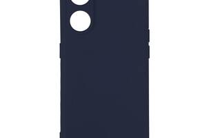 Чехол с рамкой камеры Silicone Cover A Oppo Reno 8T Dark Blue