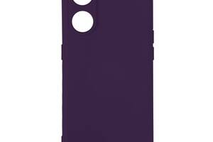 Чехол с рамкой камеры Silicone Cover A Oppo Reno 8T Purple