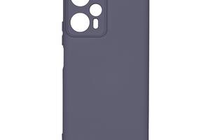 Чехол с рамкой камеры Silicone Cover A Poco F5 Dark Blue