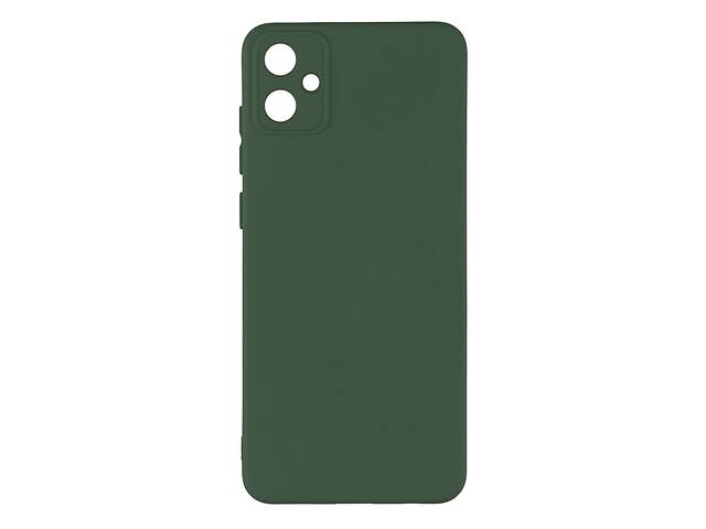 Чехол с рамкой камеры Silicone Cover A Samsung Galaxy A05 Dark Green