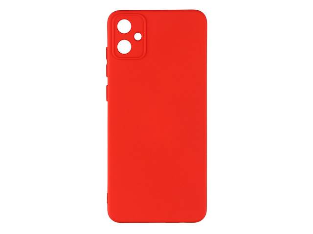 Чехол с рамкой камеры Silicone Cover A Samsung Galaxy A05 Red