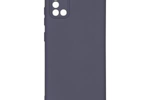 Чехол с рамкой камеры Silicone Cover A Samsung Galaxy A31 Dark Blue