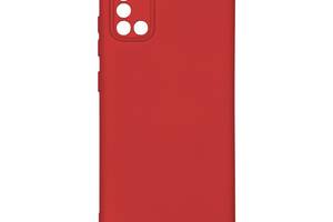 Чехол с рамкой камеры Silicone Cover A Samsung Galaxy A31 Red