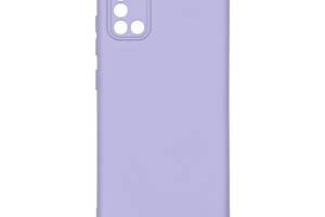 Чехол с рамкой камеры Silicone Cover A Samsung Galaxy A31 Lilac