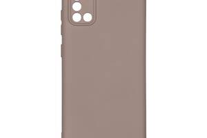 Чехол с рамкой камеры Silicone Cover A Samsung Galaxy A31 Pink Sand