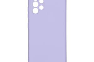 Чехол с рамкой камеры Silicone Cover A Samsung Galaxy A32/A325F 4G Lilac