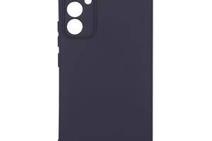 Чехол с рамкой камеры Silicone Cover A Samsung Galaxy A34 5G Dark Blue
