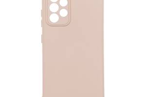 Чехол с рамкой камеры Silicone Cover A Samsung Galaxy A52 4G / Galaxy A52 5G Pink Sand