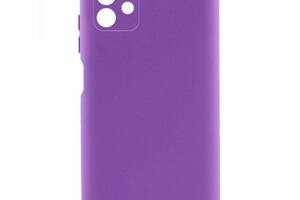 Чехол с рамкой камеры Silicone Cover A Samsung Galaxy A54 5G Purple