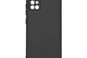 Чехол с рамкой камеры Silicone Cover A Samsung Galaxy A71 Black