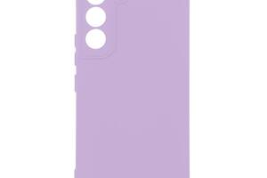 Чехол с рамкой камеры Silicone Cover A Samsung Galaxy S22 Elegant Purple