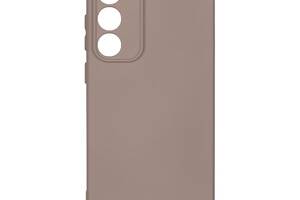 Чехол с рамкой камеры Silicone Cover A Samsung Galaxy S23 Plus Pink Sand
