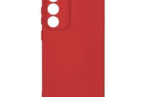 Чехол с рамкой камеры Silicone Cover A Samsung Galaxy S23 Plus Red