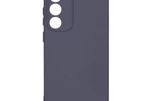Чехол с рамкой камеры Silicone Cover A Samsung Galaxy S23 Plus Dark Blue