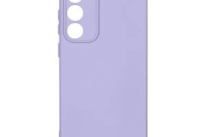 Чехол с рамкой камеры Silicone Cover A Samsung Galaxy S23 Plus Lilac