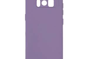 Чехол с рамкой камеры Silicone Cover A Samsung Galaxy S8 Elegant Purple