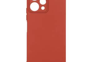 Чехол с рамкой камеры Silicone Cover A Xiaomi Redmi 12 Red