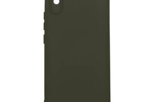 Чехол с рамкой камеры Silicone Cover A Xiaomi Redmi 9A Dark Green