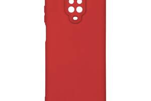 Чехол с рамкой камеры Silicone Cover A Xiaomi Redmi Note 9s / Redmi Note 9 Pro / Redmi Note 9 Pro Max Red