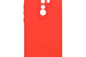 Чехол с рамкой камеры Silicone Cover A Xiaomi Redmi Note 8 Pro Red