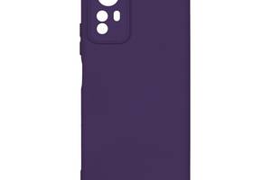Чехол с рамкой камеры Silicone Cover A Xiaomi Redmi Note 12S Purple