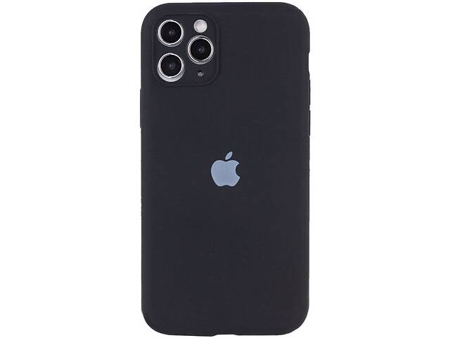 Чехол с защитой камеры Silicone Case Full Apple iPhone 13 Pro Max Black