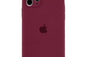 Чехол с защитой камеры Silicone Case Full Apple iPhone 13 Pro Max Plum