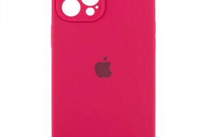 Чехол с защитой камеры Silicone Case Full Apple iPhone 13 Pro Max Red