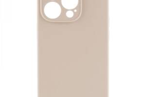 Чехол с защитой камеры Silicone Case Full Apple iPhone 13 Pro Max Pink sand