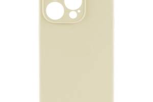 Чехол с защитой камеры Silicone Case Full Apple iPhone 13 Pro Max Antique white