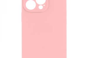 Чехол с защитой камеры Silicone Case Full Apple iPhone 13 Pro Max Light pink