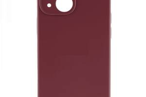 Чехол с защитой камеры Silicone Case Full Apple iPhone 13 Rose red