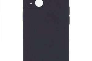 Чехол с защитой камеры Silicone Case Full Apple iPhone 13 Dark grey