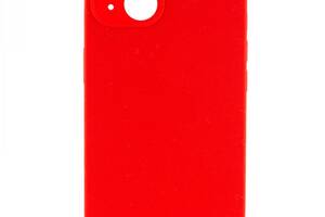 Чехол с защитой камеры Silicone Case Full Apple iPhone 13 Red