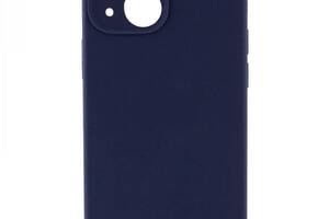 Чехол с защитой камеры Silicone Case Full Apple iPhone 13 Dark blue