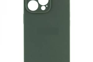 Чехол с защитой камеры Silicone Case Full Apple iPhone 13 Pro Dark Green