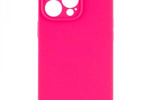 Чехол с защитой камеры Silicone Case Full Apple iPhone 13 Pro Shiny pink