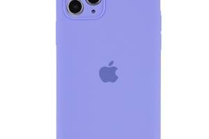 Чехол с защитой камеры Silicone Case Full iPhone 14 Pro Max Elegant purple