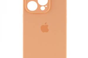 Чехол с защитой камеры Silicone Case Full iPhone 14 Pro Chalk Pink