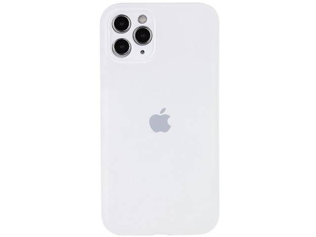 Чехол с защитой камеры Silicone Case Full iPhone 14 Pro White