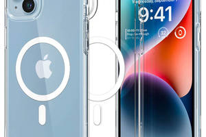 Чехол SGP Ultra Hybrid MagFit Apple iPhone 14 6.1' Прозрачный