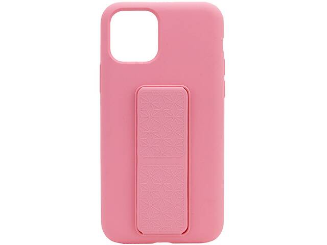 Чехол Silicone Case Hand Holder для Apple iPhone 11 Pro (5.8) (Розовый / Pink) 1096554